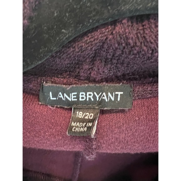 Lane Bryant Womens Top Plus Size 18/20 Purple Cowl‎ Neck Dolman Sleeve Pullover - Picture 2 of 8